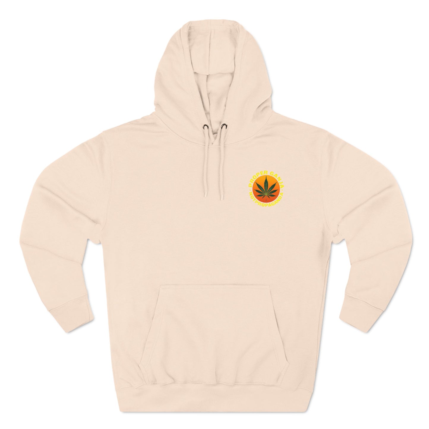 Three-Panel Fleece Hoodie