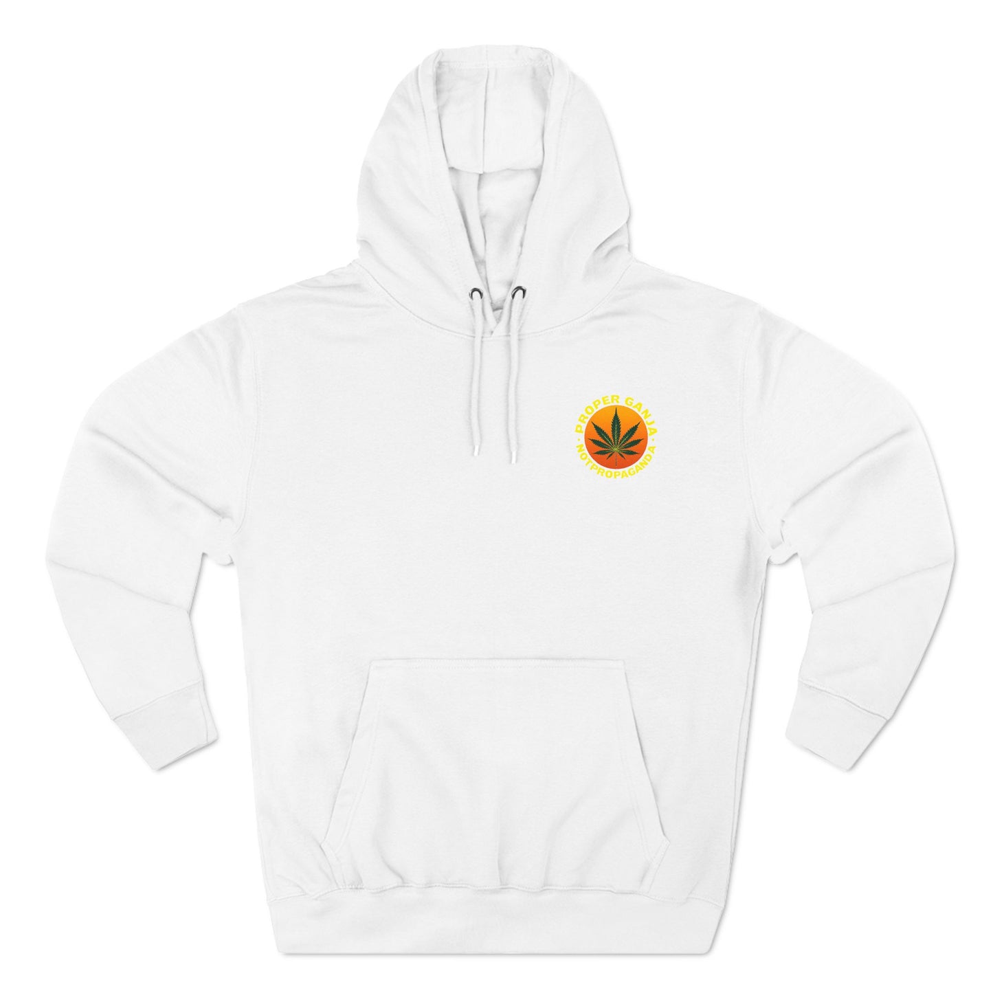 Three-Panel Fleece Hoodie